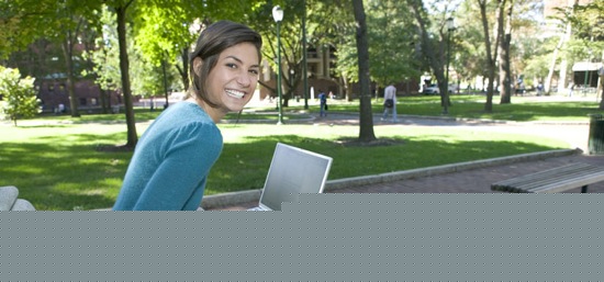 woman with laptop
