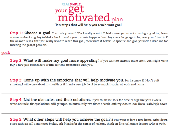stick to new years resolution