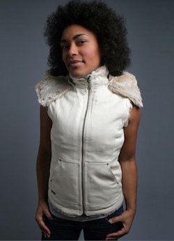 hemp hoodlamb vest